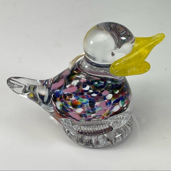 Crystal Muti Coloured Glass Bird M. Pyrcak - Picture 9 of 9